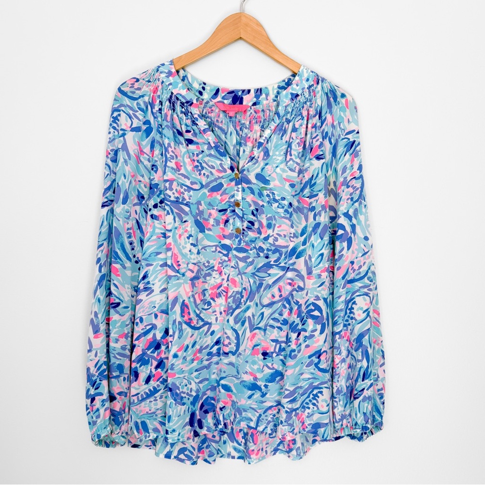 Lilly Pulitzer Elsa Silk Top